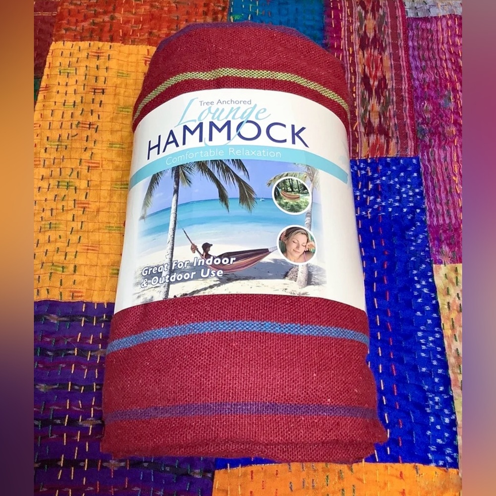 Blue Star Tree Anchored Lounge Hammock